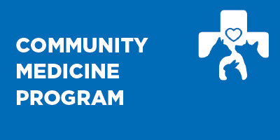 Community medicine program button