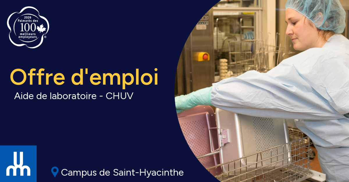 Recrutement aide de laboratoire 2025