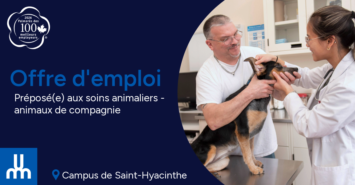 Preposé(e) aux soins animaliers