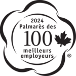 Logo du palmarès des 100 meilleurs employeurs 2021